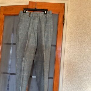 Peserico women pants , gray plaid